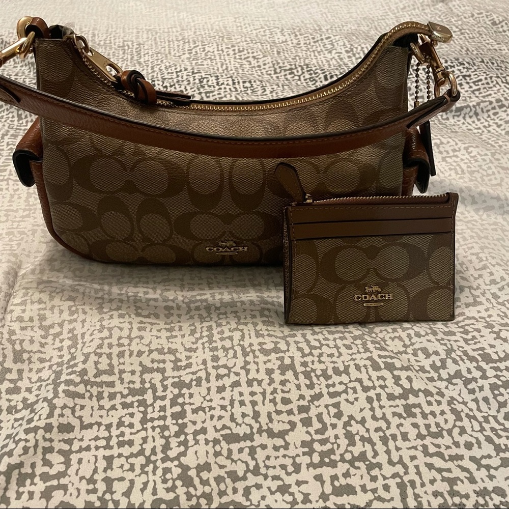 Coach Penny shoulder Bag and card holder